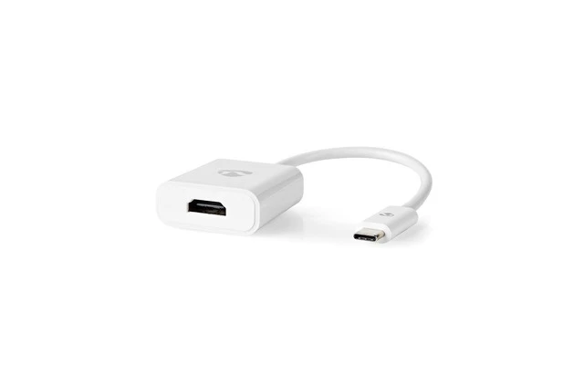 Cable Adaptador USB-C™ - USB-C™ Macho - HDMI™ Hembra - 0,2 m - Blanco - Nedis CCGB64651WT02