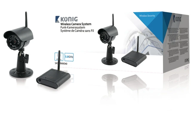 Sistema de cámara inalámbrica 5,8 GHz - König SAS-TRANS40