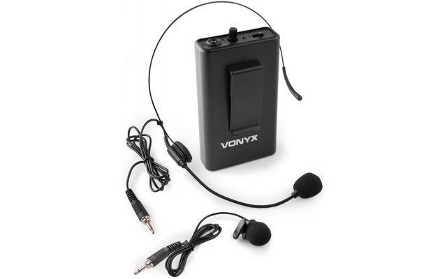 Vonyx BP10 Petaca con micro de cabeza 863.1 MHz