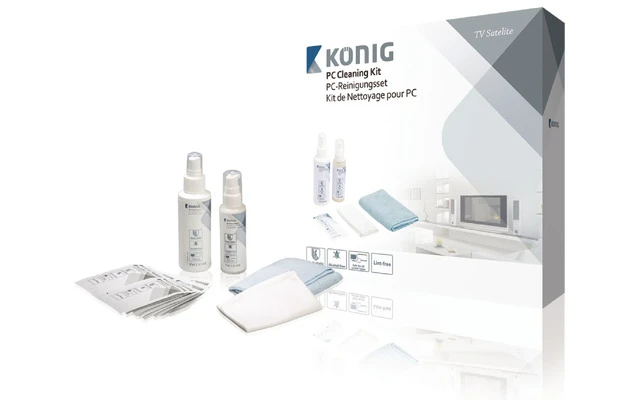 Completo kit de limpieza todo en uno con líquido antigoteo para PC