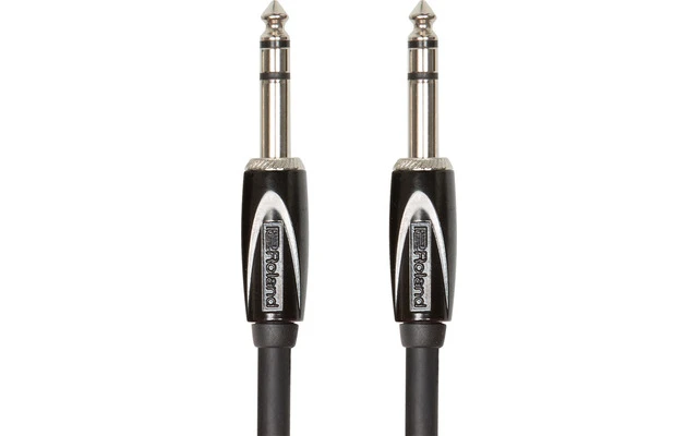 Roland RCC3TRTR Cable serie Black jack estéreo a jack estéreo 1 m