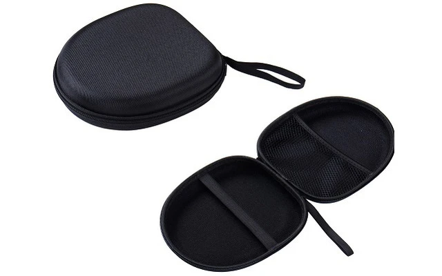 Funda semirigida EVA para auriculares color negro tipo HD25