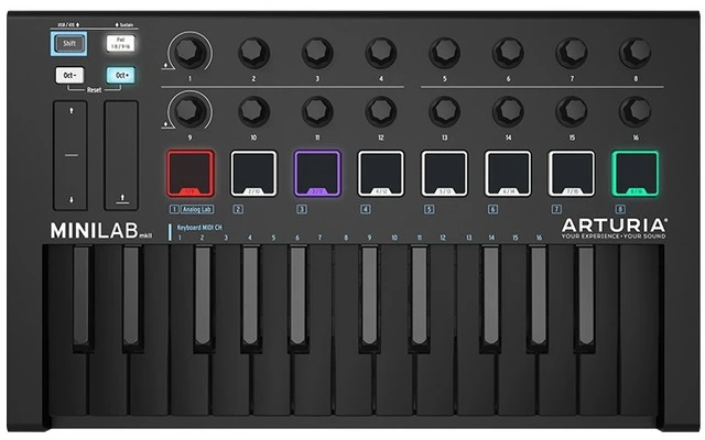 Arturia MiniLab MkII Deep Black