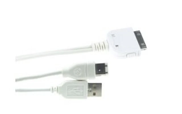 CABLE EN FORMA DE 'Y' - CONECTOR DOCK A USB 2.0 + FIREWIRE PARA 