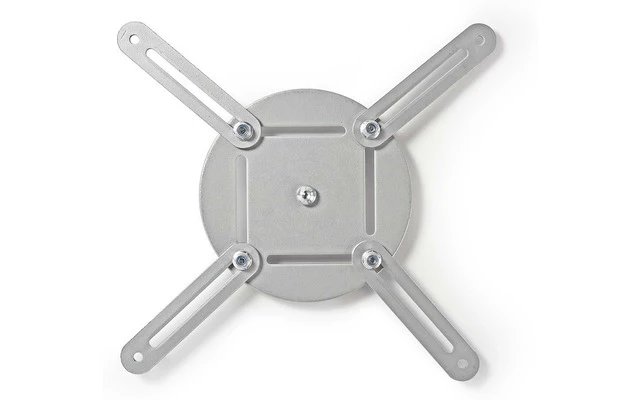 Soporte de Techo para Proyector - Capacidad de Giro de 360° - Hasta 10 kg - 130 mm de Distancia 