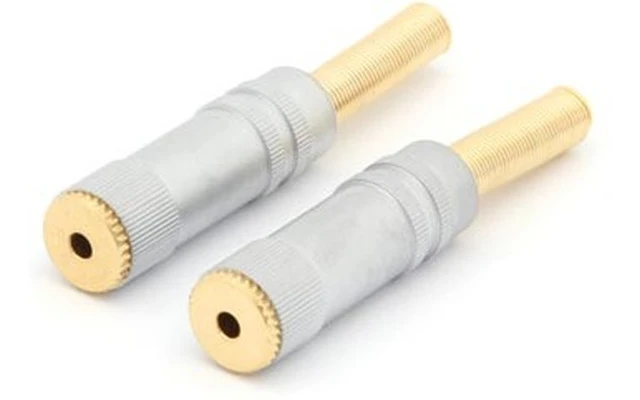 Juego de conectores estéreo hembra de 2.5mm / profesional