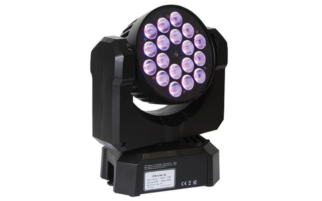 Explio I - Cabeza Móvil - 18x LED RGBW de 3W