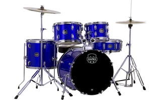 Mapex CM5844FTCIB Drum Set Comet Student Blue + Cymbals