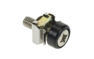 Juego (Tuerca + Tornillo) 24 UDS / Negro