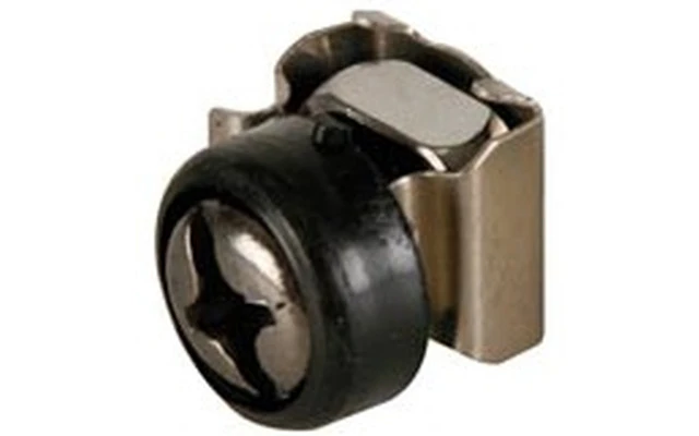 Juego (Tuerca + Tornillo) 24 UDS / Negro