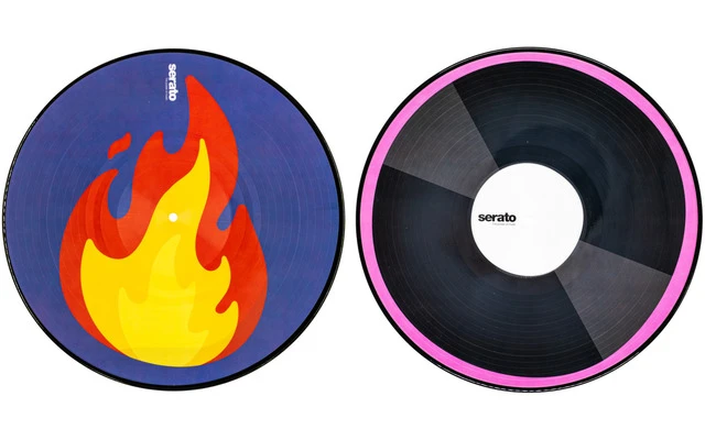 Serato Pressings Emoji Series 2 Flame / Record