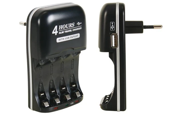 Cargador rápido para baterías NiMH sin salida USB - VLE2