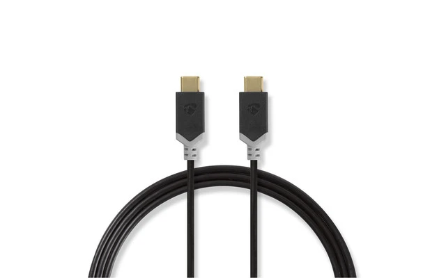 Cable USB - USB 3.2 Gen 1 - USB-C™ Macho - USB-C™ Macho - 5 Gbps - Chapado en oro - 2.00 m 