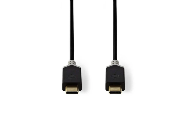 Cable USB - USB 3.2 Gen 1 - USB-C™ Macho - USB-C™ Macho - 5 Gbps - Chapado en oro - 2.00 m 