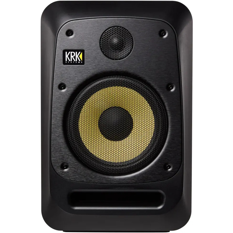 KRK V8 Series Five, monitor de estudio activo de 8 pulgadas con woofer amarillo de Kevlar