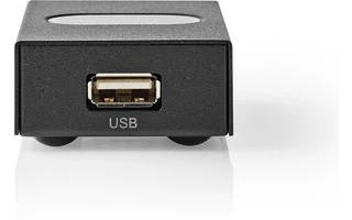2-Port - USB Switch - Black - Nedis CSWI6002BK