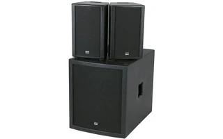 Conjunto de 700W RMS Autoamplificado, Club Mate II