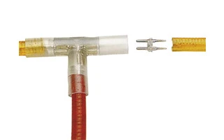 CONECTOR EN FORMA DE "T" PARA MANGUERAS LUMINOSAS - RESISTENTE AL AGUA