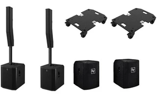Foto del pack Full Pack Estéreo Electro Voice EVOLVE 90 KB Con Funda y Plataforma