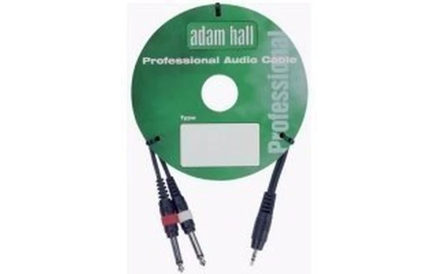 Cable 1 x Jack stereo 3.5 mm / 2 x Jack 6.3 mm mono- 6 Metro - K