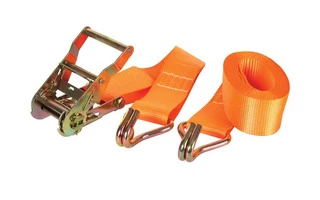 Cinta de amarre con trinquete & gancho - Máx 1000 Kg - 4.5 m x 50 mm
