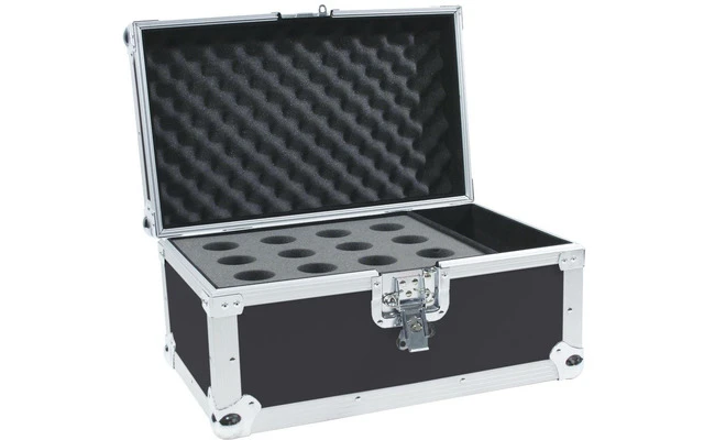 Roadinger Estuche para micrófono Road 12 micrófonos negro