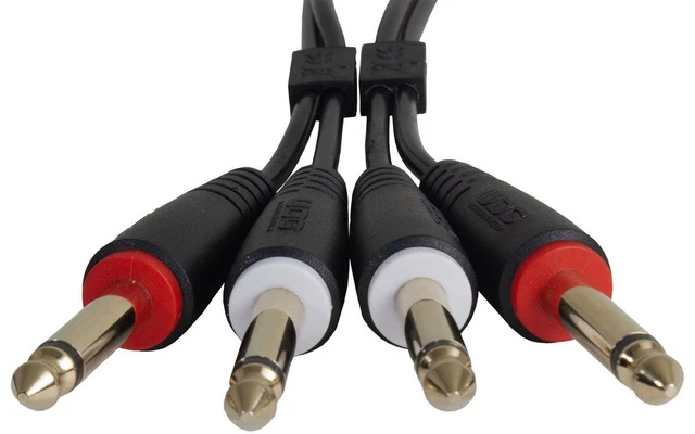 UDG Ultimate Audio Cable Set 6,3 Jack - 6,3 Jack Black Straight