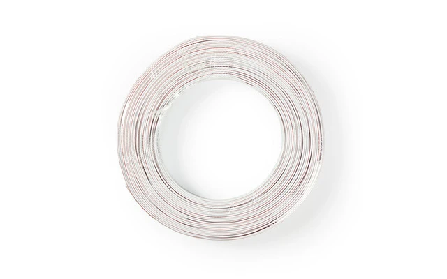 Cable de Altavoz - 2x 0,35 mm2 - 100 m - Brida - Blanco - Nedis CAGW0350WT1000