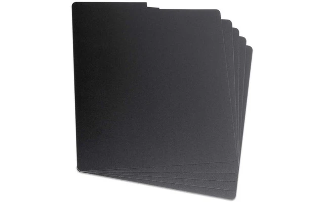 Reloop DJ Glorious Vinyl LP Divider Set Black (6 Pcs.)