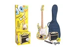 GUITARRA ELECTRICA CON AMPLIFICADOR 10W BOB ESPONJA AMARILLA