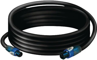 Speakercable Round Black 4x2.5mm2 10.0 m. (NL4FX-288-NL4FX)