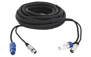AFX Lighting Combo XLR PowerCon 10