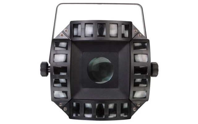 Cubix - Flower con LEDs multicolor / efecto quad Derby