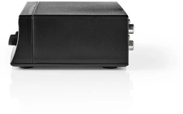Conmutador de Audio Analógico 2x Entrada Estéreo RCA - 1x Salida Estéreo RCA