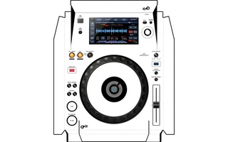 XDJ 1000 Skin White aka Star Trooper