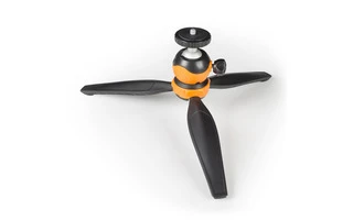 Trípode para Exteriores 14 cm, Negro/Naranja - Camlink CL-MT10