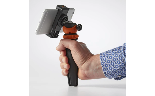 Trípode para Exteriores 14 cm, Negro/Naranja - Camlink CL-MT10