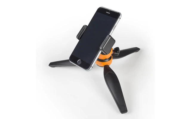 Trípode para Exteriores 14 cm, Negro/Naranja - Camlink CL-MT10