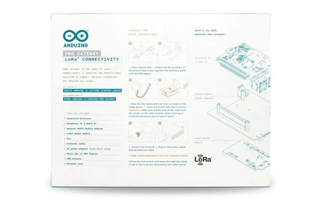 Arduino Pro Gateway con conectividad Lora