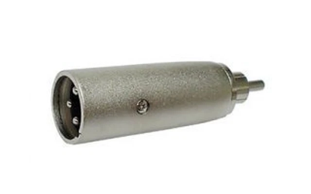 XLR Macho 3 contactos a conector RCA Macho