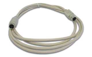 Conexión teclado PS/2 mini DIN6 Macho - Mini DIN6 macho / 2 metros