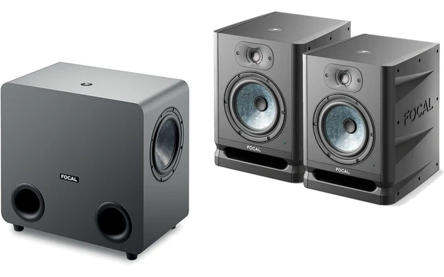 2x Focal Alpha 50 EVO + Focal Sub One - Sistema producción musical 2.1