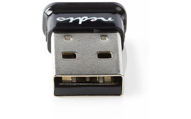Adaptador Micro USB Bluetooth 4.0 - Software Incluido - USB - Nedis BLDO100V4BK