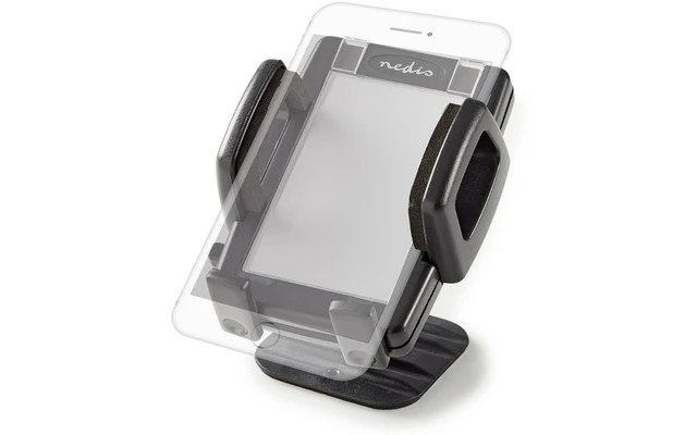 Soporte de coche para smartphone - 3 en 1 - Rejilla de Ventilación/Ventosa/Pegatina - Nedis SCMT