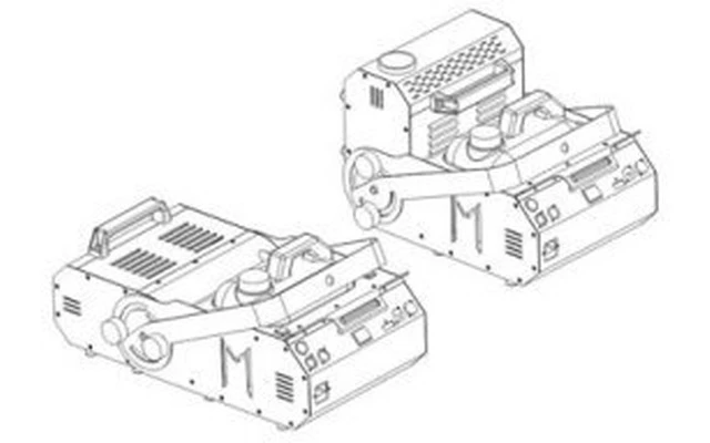 Máquina de humo direccionable - 1500Watt DMX