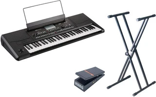 Korg PA300 + Korg EXP2 + Soporte de teclado