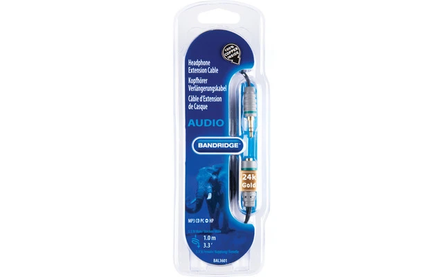 Cable de Extensión para Auriculares 1 metro