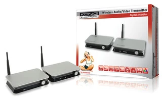 Sistema digital de audio/vídeo de 2.4 GHz König