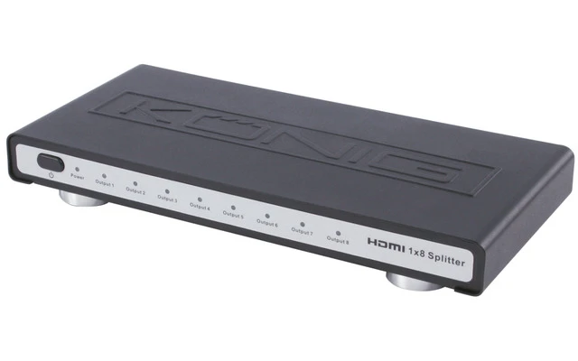 Splitter HDMI 1 Fuente a 8 Pantallas