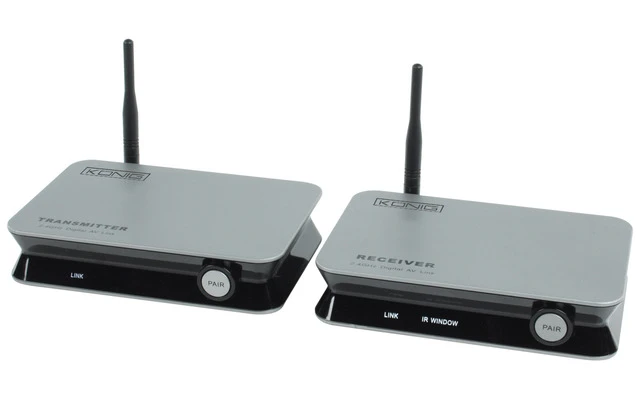 Sistema digital de audio/vídeo de 2.4 GHz König